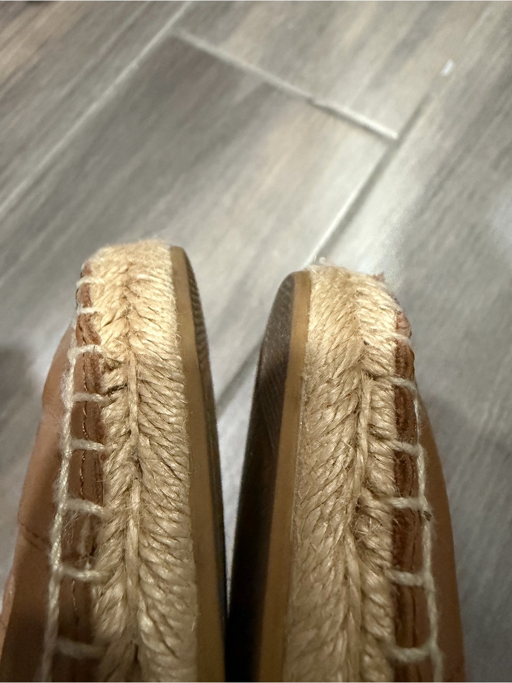 Tory Burch Leather Espadrille Slip-On in Brown - Picture 5 of 6